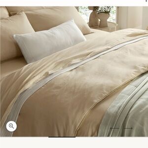 Boll & Branch Signature Vintage Washed Duvet Set King Cal King Organic Cotton